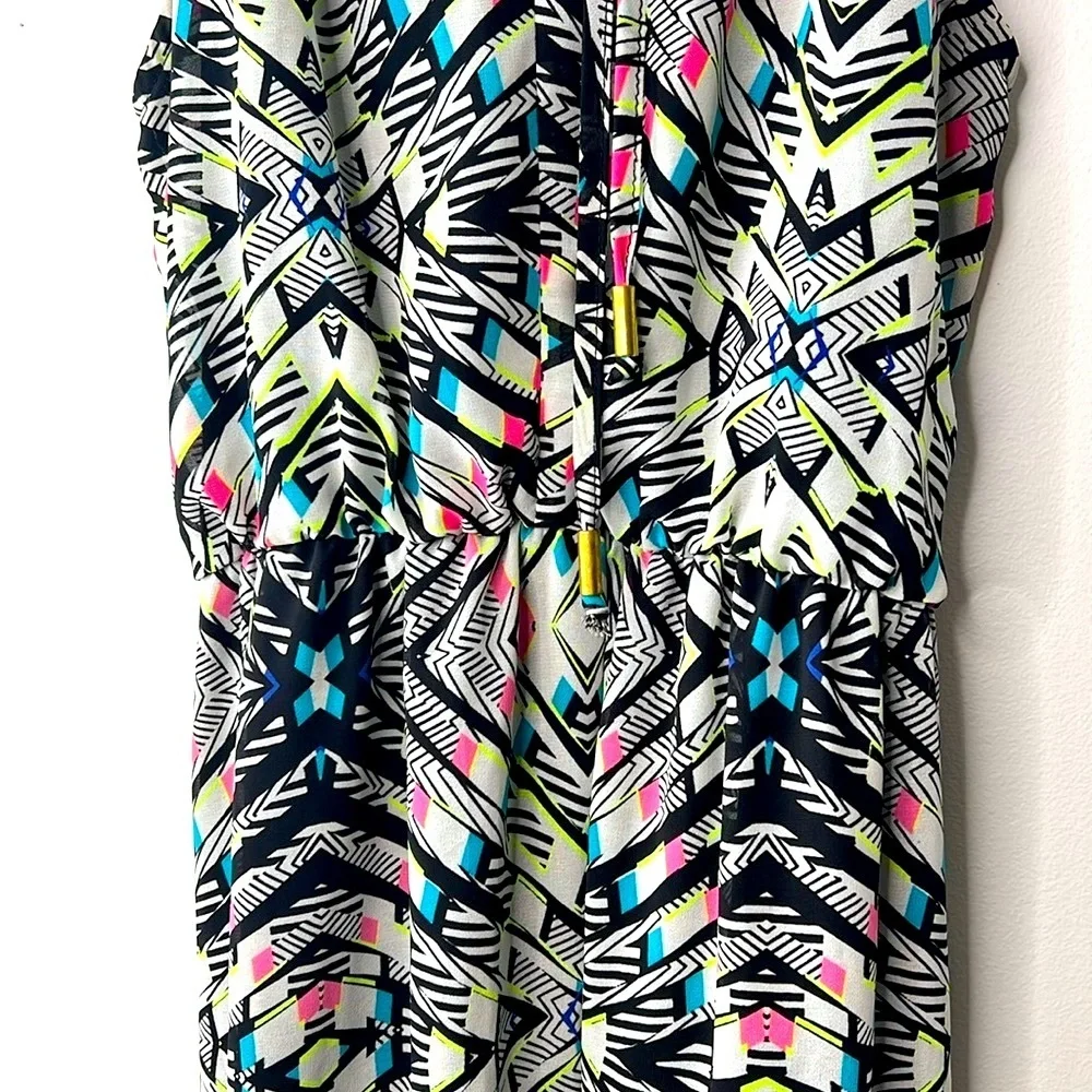 Xhilaration halter multicolor sundress - Picture 5 of 6